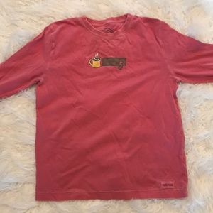 4/$25 LIFE IS GOOD RED CHOCOLATE‎ AND COFFEE LONG